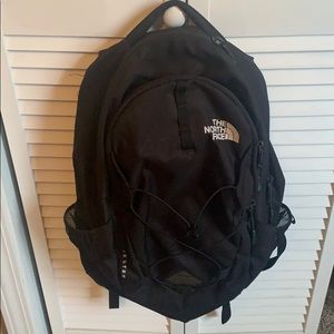 North face backpack, black jester